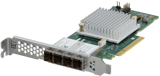 Dell External SAS 12Gb/s Quad Port Host Bus Controller Full Height Adapter