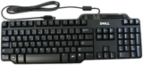 KW240 Dell Wired USB Keyboard w/ Smart Card Reader, and Palm Rest
