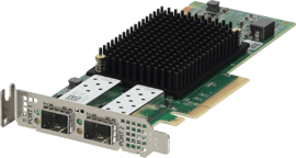 39T9X Dell Emulex LPe36002 Dual Port 64Gb Fibre Channel SFP+ HBA Low Profile