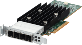 6T1F1 Dell HBA355e 12Gb/s Quad Port External Host Bus Controller Low Profile Adapter