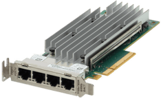 Dell QLogic FastLinQ QL41164HL Quad Port 10Gb RJ45 CNA Low Profile (540-BCHF)