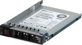 Dell 480GB 6Gbps SATA Read Intensive TLC 7mm 2.5 SSD SE5110 in 3.5 HYB CAR
