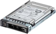 Dell 960GB 12Gbps vSAS Read Intensive TLC SED 2.5 SSD KRM6VRUG960G in 3.5 HYB CAR