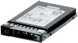 Dell 960GB 12Gbps vSAS Mix Use TLC SED 2.5 SSD XS960LE70134 in 3.5 HYB CAR