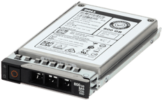 Dell 800GB 12Gbps SAS Write Intensive MLC 2.5 SSD HUSMM3280ASS200 CPO in 3.5 HYB CAR