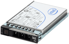 Dell 6.4TB PCIe Gen4 NVMe Mix Use TLC 2.5 SSD D7-P5600 in 3.5 HYB CAR