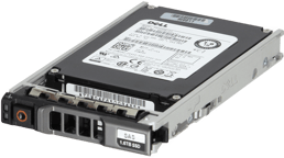Dell 1.6TB 12Gbps SAS Read Intensive MLC 2.5 SSD PX03SNB160 CPO in 3.5 HYB CAR