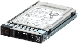Dell 3.84TB 12Gbs vSAS Read Intensive TLC SED 2.5 SSD KRM6VRUG3T84 in 3.5 HYB CAR