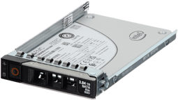 Dell 3.84TB 6Gbps SATA Read Intensive TLC 2.5 7mm SSD D3-S4520 in 3.5 HYB CAR