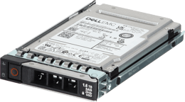 Dell 1.6TB 24Gbps SAS Mix Use SED FIPS TLC 2.5 SSD KPM7WVUG1T60 in 3.5 HYB CAR