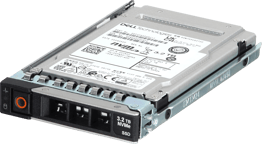 Dell 3.2TB PCIe Gen4 NVMe Mix Use TLC 2.5 SSD KCM7XVUG3T20 in 3.5 HYB CAR
