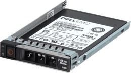 Dell 7.68TB PCIe Gen4 NVMe Read Intensive TLC 7mm 2.5 SSD PM9A3 in 3.5 HYB CAR
