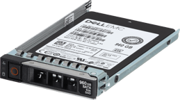 Dell 960GB 6Gbps SATA Read Intensive TLC 7mm 2.5 SSD PM883 CPO in 3.5 HYB CAR