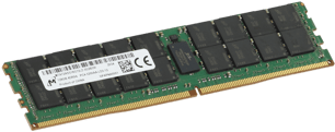 MTA72ASS16G72LZ-3G2B3XI Micron 128GB 4DRx4 LRDIMM, 3200MT/s Load Reduced