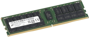 MTA36ASF8G72PZ-3G2B2TI Micron 64GB 2Rx4 RDIMM, 3200MT/s