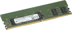 MTA9ASF1G72PZ-2G6D1RI Micron 8GB 1Rx8 RDIMM, 2666MT/s