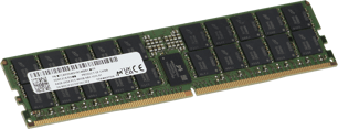 MTC40F2046S1RC48BA1 Micron 64GB 2Rx4 DDR5 RDIMM, 4800MT/s