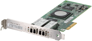 DF976 Dell QLogic QLE2462 Dual Port 4Gb Fibre Channel HBA Full Height