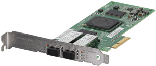 DH226 Dell QLogic QLE2462 Dual Port 4Gb Fibre Channel HBA Full Height