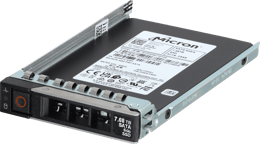 G5K9F Dell Micron 7.68TB 6Gbps SATA Read Intensive TLC 7mm 2.5 SSD 5400 Pro