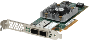JHD51 Dell QLogic QLE8262 Dual Port 10Gb SFP+ CNA Full Height