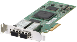 KC184 Dell QLogic QLE2462 Dual Port 4Gb Fibre Channel HBA Full Height