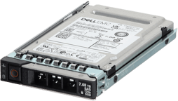 M571X Dell 7.68TB 12/24Gbps SAS Read Intensive TLC SED FIPS 2.5 SSD KPM6WRUG7T68
