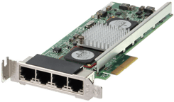 R519P-LP Dell Broadcom BCM5709 Quad Port 1Gb RJ45 NIC Low Profile