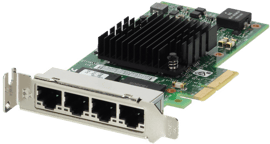 T34F4 Dell Intel I350-T4 Quad Port 1Gb RJ45 Low Profile