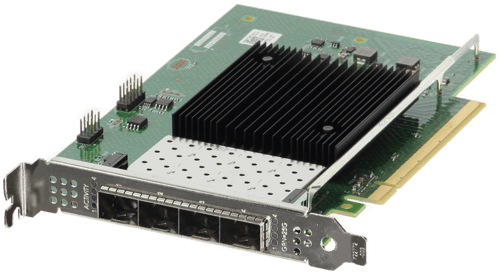 Dell Intel E810-XXVDA4 Quad Port 25GbE SFP28 Full Height Dell Intel E810-XXVDA4 Quad Port 25GbE SFP28 Full Height