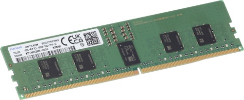 Samsung DDR5 16GB RDIMM 4800MHz ECC メモリー Samsung 16GB DDR5-4800Mhz ECC RDIMM, MEM-DR516L-SL02-ER48