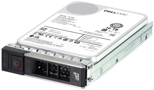 Dell 16TB 7.2K 512e 12Gbps NL SAS 3.5 HDD Exos X18 - xByte