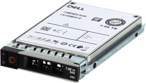 Dell 7.68TB 12Gbps SAS Read Intensive TLC 2.5 SSD KPM61RUG7T68