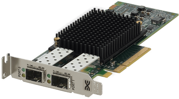 Image of Dell Emulex LPe32002-M2-D Dual Port 32Gb Fibre Channel SFP+ HBA Low Profile