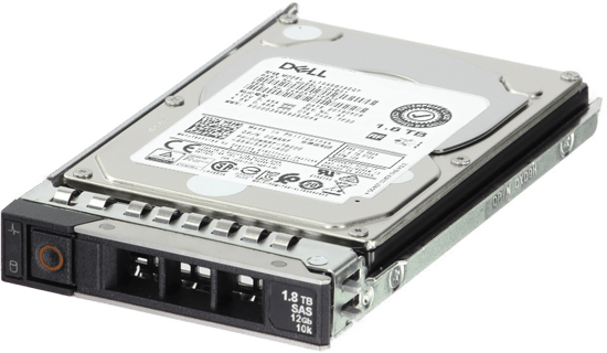 Image of Dell 1.8TB 10K 12Gbps SAS 2.5 HDD 512e (ME4)