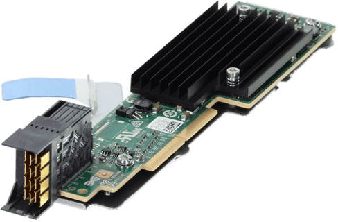 Image of Dell Emulex LPm32002 Dual Port 32Gb FC HBA MX Mini-Mezz