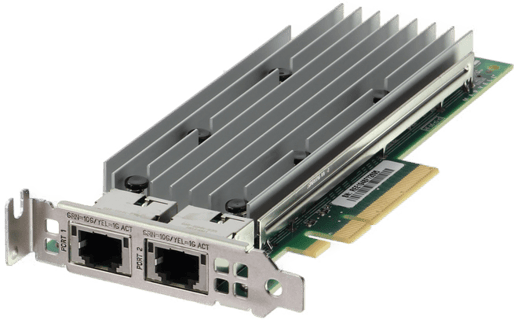 Image of Dell QLogic QL41132HLRJ Dual Port 10GbE RJ45 CNA Low Profile