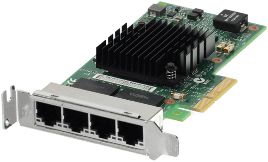 Image of Dell Intel I350-T4 Quad Port 1Gb RJ45 Low Profile