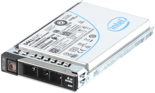 Image of Dell 4TB PCIe Gen3 NVMe Read Intensive TLC 2.5 SSD P4510