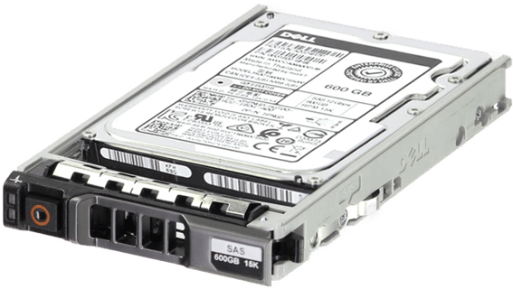 Image of Dell 600GB 15K 12Gbps SAS 2.5 HDD 512n