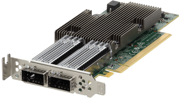 Image of Dell Broadcom 57508 Dual Port 100GbE QSFP56 Low Profile