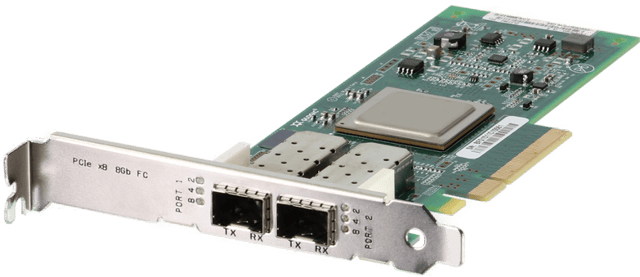 Image of Dell QLogic QLE2562 Dual Port 8Gb SFP+ HBA Full Height