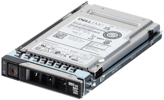 Image of Dell 960GB 12/24Gbps SAS Read Intensive TLC 2.5 SSD KPM6XRUG960G (ME)