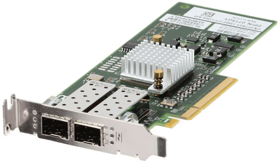 Image of Dell Brocade 825 Dual Port 8Gb Fibre Channel SFP+ HBA Low Profile