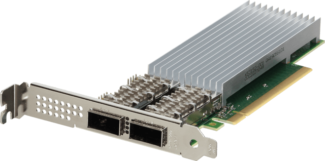 Image of Dell Intel E810-CQDA2 Dual Port 100Gb QSFP28 Full Height Adapter