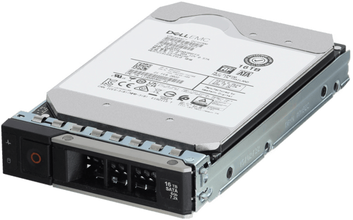Image of Dell 16TB 7.2K 6Gbps SATA 3.5 HDD 512e