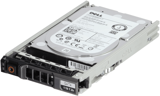 Image of Dell 1TB 7.2K 6Gbps SATA 2.5 HDD 512n CPO