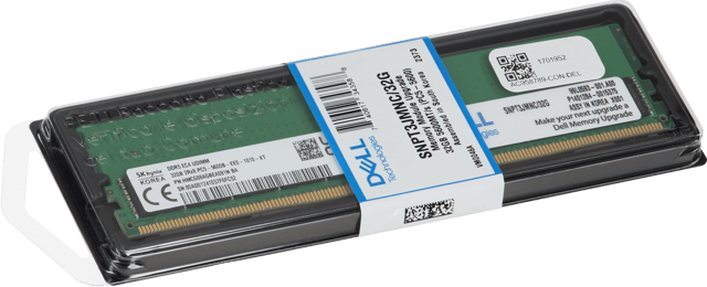 Image of Dell 32GB 2Rx8 DDR5 UDIMM, 5600 MT/s ECC Unbuffered