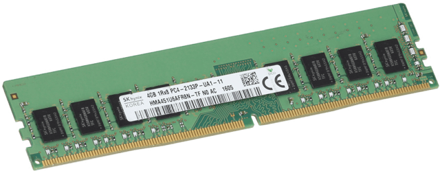Image of Dell 4GB 1Rx8 DDR4 Non-ECC UDIMM 2133Mhz