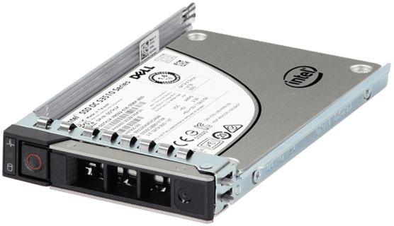 Image of Dell 1.6TB 6Gbps SATA Read Intensive MLC 7mm 2.5 SSD S3510 in 3.5 HYB CAR